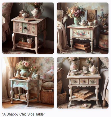 Shabby Chic Side Table